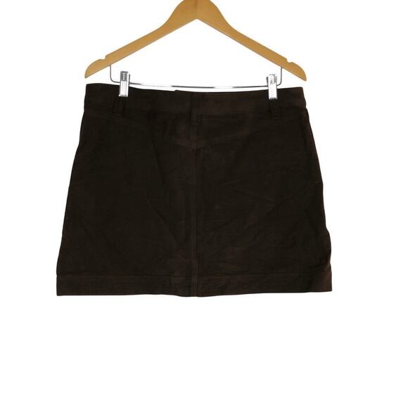 Madewell Utility Mini Skirt in Moleskin Dark Chicory 8 - Picture 5 of 10